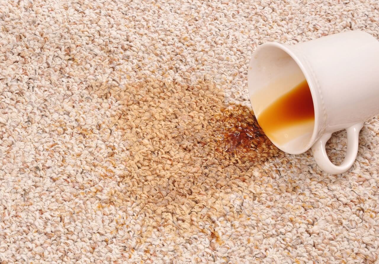 how to get old tea stains out of carpet